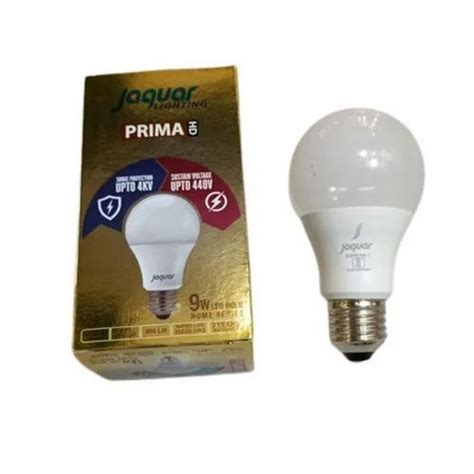 Warm White Aluminum 9 Watt LED Light Bulb Prima HD In Patna Jaquar