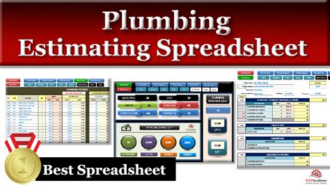 Plumbing Estimating Spreadsheet MEP Academy