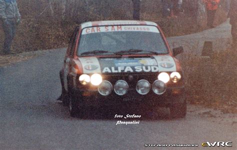 Donolato Natalino Ghezzi Elda Alfa Romeo Alfasud Ti Rally Valle D