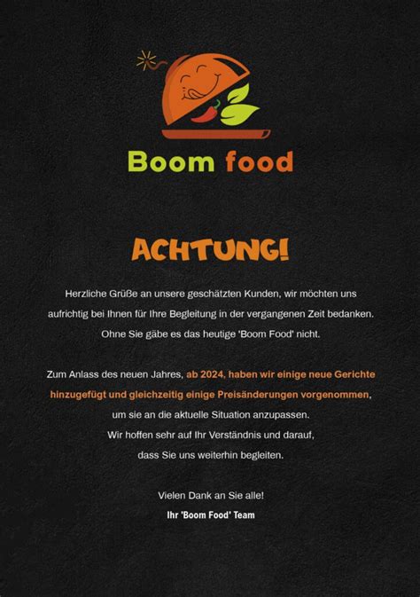 Preis Nderungen Und Neue Gerichte Ab Boomfood Thai Viet Exotic