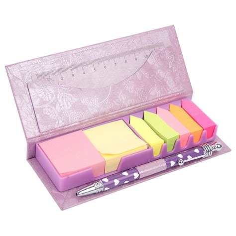 Stationery Set Memo Eco Friendly Sticky Note Pad Set Box Memo Note