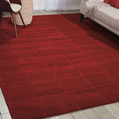 Shop Nourison Westport Hand Tufted Red Wool Rug 8 X 106 Free