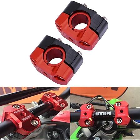 Amazon HandleBar Fat Handle Bar Risers CNC Aluminum Mount Clamp