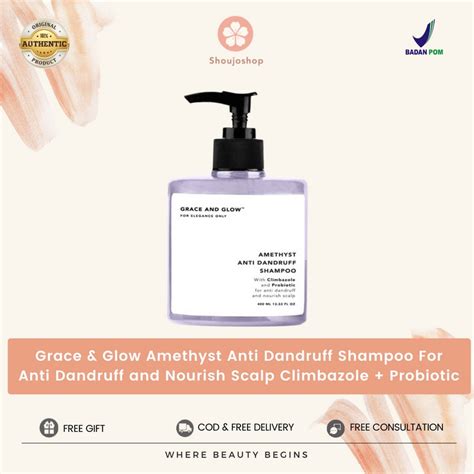 Jual Grace And Glow Amethyst Anti Dandruff Shampoo For Anti Dandruff