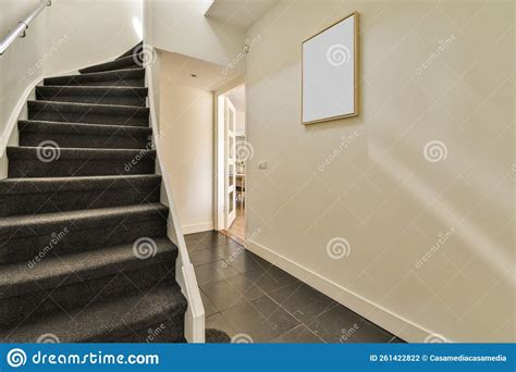 Spiral Staircase in Modern House Stock Photo - Image of connect, spiral: 261422822