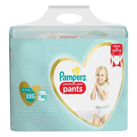 Fraldas Pampers Premium Care Pants XXG x 90 unidades Frete grátis