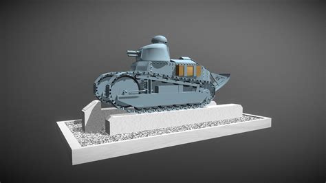 Renault Ft 17 Download Free 3d Model By Perceval 66 936160c