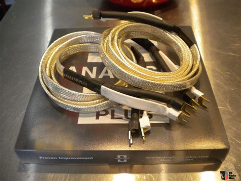 Analysis Plus Big Silver Oval Speaker Cables All Spades 8 Foot