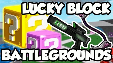 Lucky Blocks Battleground Roblox L Catgirl Youtube