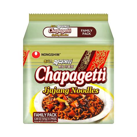 Get Nongshim Chapagetti Black Bean Jjajang Noodles Instant Ramen