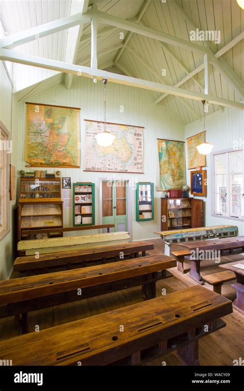 Empty Old Classroom Wooden Chair Hi Res Stock Photography And Images