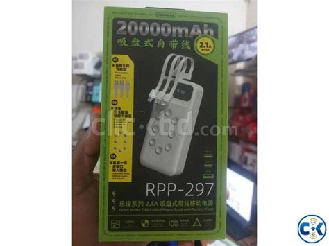 Remax RPP 297 Power Bnak 20000mAh LEFEN SERIES 2 1A CABLED ClickBD