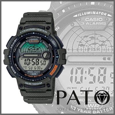 WS 1200H 3AVEF Casio SPORT FISH Watch WS 1200H 3AVEF