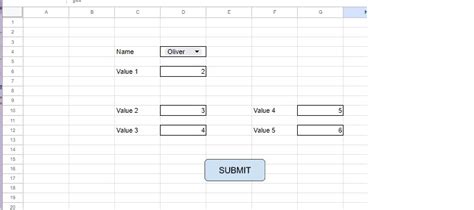 create  input sheet   submit button  google sheets stack