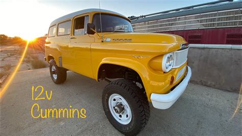 1965 Dodge Townwagon Cummins Power Wagon Youtube