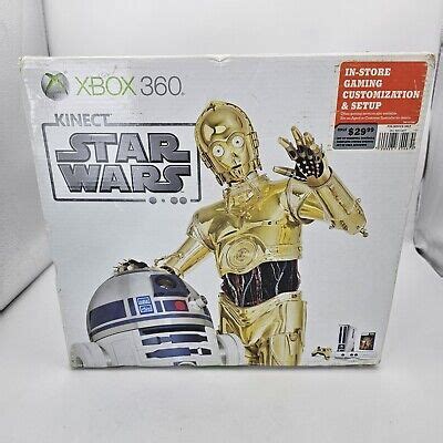 Xbox 360 Star Wars Kinect R2D2 Limited Edition Console Great Condition