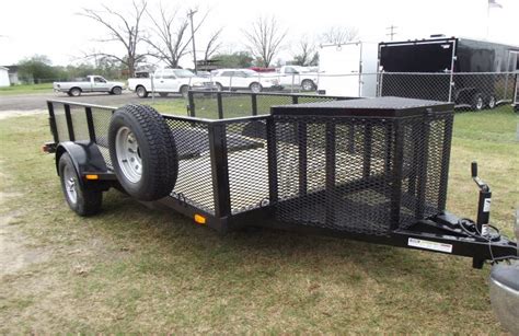 6 x 12 5200 lb Single Axle Utility Trailer - Job Site Trailer | Triple ...