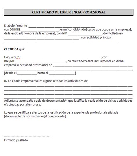 Modelos de certificado de empresa Asesorías