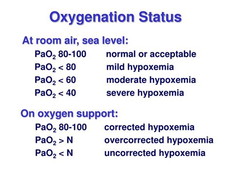 Pao2 Normal Range - RT ARTERIAL BLOOD GAS .ppt - I need to refer to a range of normal pao2 ...