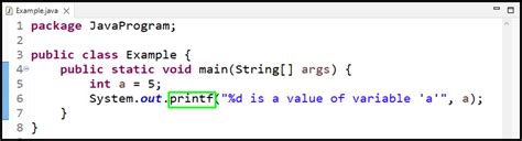 How To Print A Variable In Java