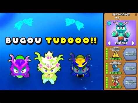 O Poder M Ximo Do Macaco Secreto Do Oceano Bloons Td Youtube