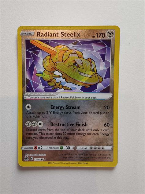 Radiant Steelix Sword Shield Lost Origin Pokeverden Dk