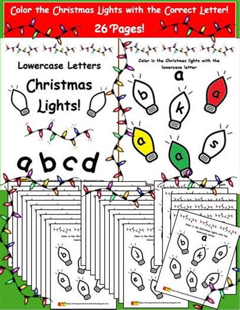 Christmas Lights Letters lowercase - Etsy