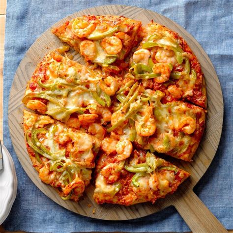 Creole Shrimp Pizza Recipe Taste Of Home