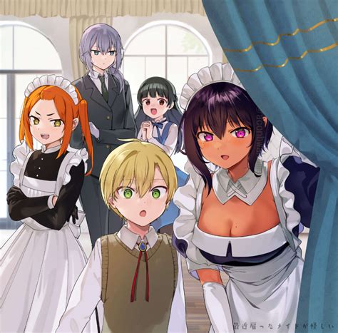 Lilith Yuuri Fujisaki Gojouin Tsukasa And Nakashima Natsume Saikin Yatotta Maid Ga Ayashii