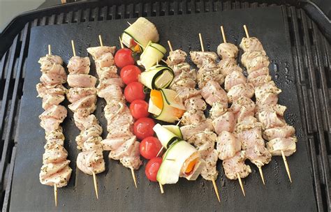 H Hnchen Souvlaki Mit Tsatsiki Original Griechisches Rezept Kessy Bona