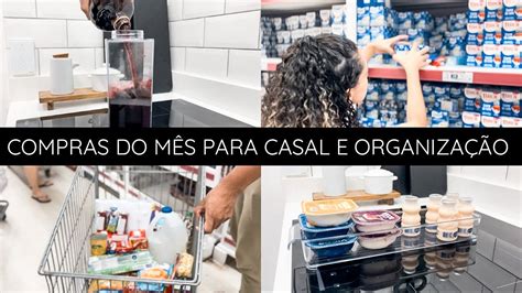 COMPRAS DO MÊS PARA CASAL compras no atacado Assai compra recém