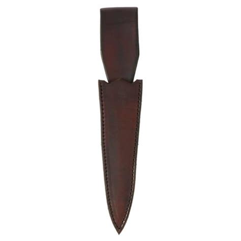 Brown Quality Leather Bollock Dagger Sheath 80/20 | Kilts-n-Stuff.com