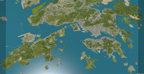 Hong Kong City China 3d Model 199 Dxf C4d Stl Obj Fbx 3ds 3dm