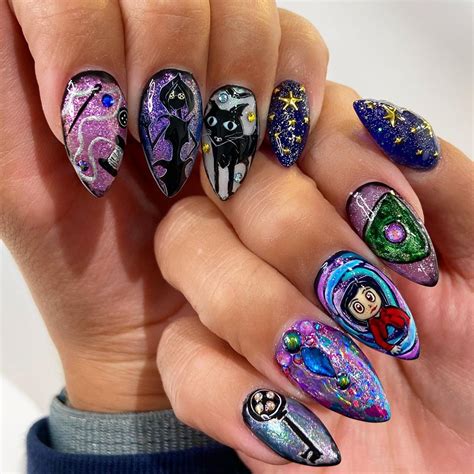 Best Halloween Acrylic Nails 2020 #2 - Acrylic Nail Design