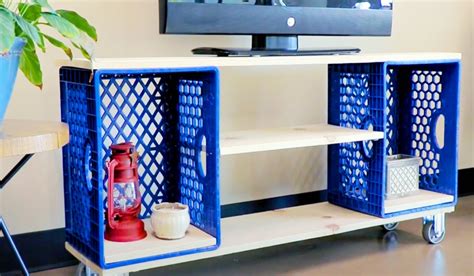 How To Build A Milk Crate Entertainment Center Diy Joy