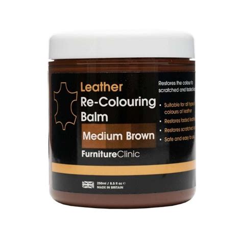 Leather Recolouring Balm Leather Colour Restorer Restoration Cream