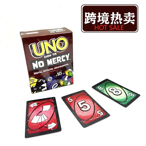 Family Fun No Mercy 168PCS Flash Cards Uno Cards - Uno Cards and No Mercy Cards price