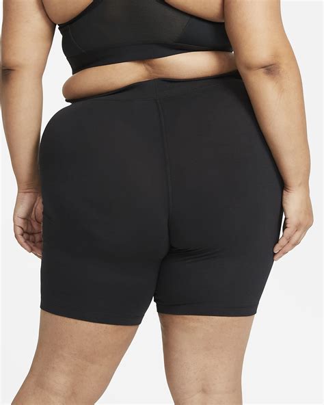 Nike Sportswear Essential Womens Mid Rise Bike Shorts Plus Size