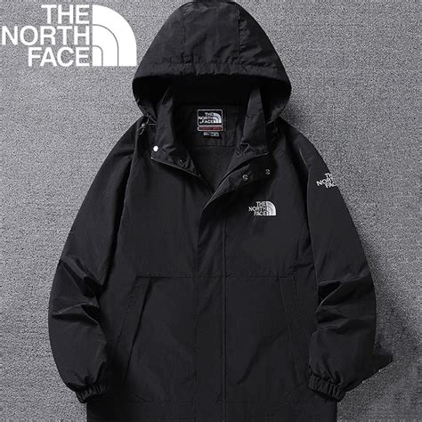 The North Face Jaqueta Masculina Impermeável À Prova De Vento Capuz