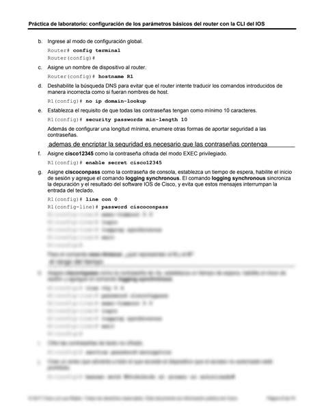 SOLUTION Lab Configuring Basic Router Settings With Ios Cli Studypool