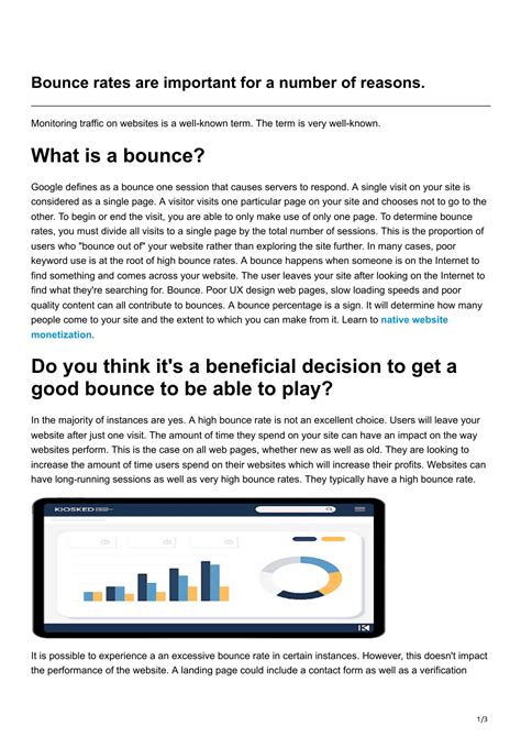 Ppt Bounce Rates Are Important For A Number Of Reasons Powerpoint