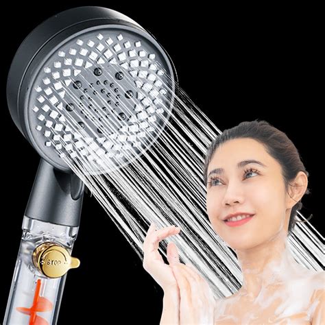 Dezsed Shower Head High Pressure Handheld Showerhead Turbo