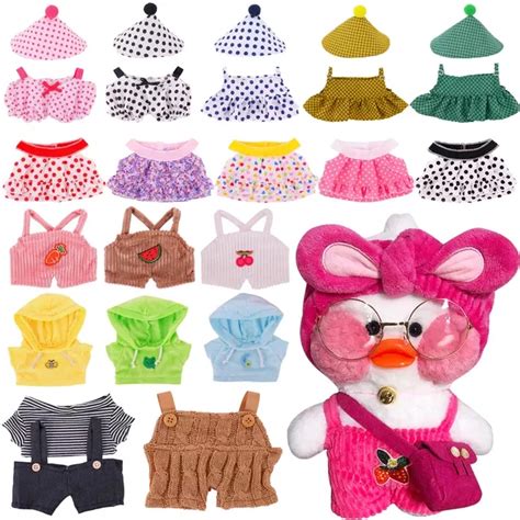 Duck Toy Packing Clothes Duck Cloth Cute Hats Plush Dolls Arabic