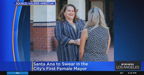 Santa Ana To Swear In The Citys First Female Mayor Cbs Los Angeles