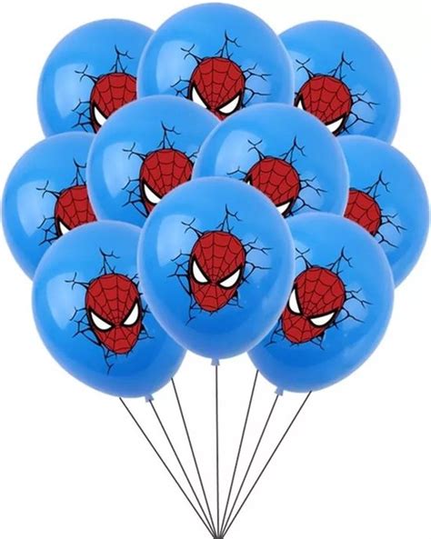 Spiderman Ballonnen 10 Stuks Feestversiering Marvel Avengers