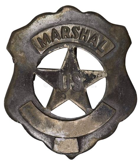 Authentic Us Marshall Badge Stock Image Image Of Marshal Studio 8680341