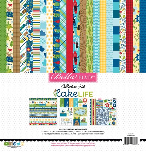 Bella Blvd Collection Kit 12X12 Lake Life 819812015160