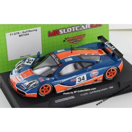 MR Slotcar MR1044 McLaren F1 GTR - Le Mans 1996 - 34 Gulf