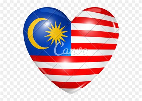 Love Malaysia Circle Malaysia Flag Icon Png Clipart Pikpng