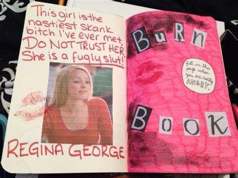 The Burn Book Mean Girls 2000s Trashy Mean Girls Rules Mean Girls